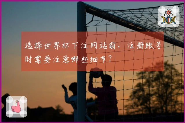 选择世界杯下注网站前，注册账号时需要注意哪些细节？